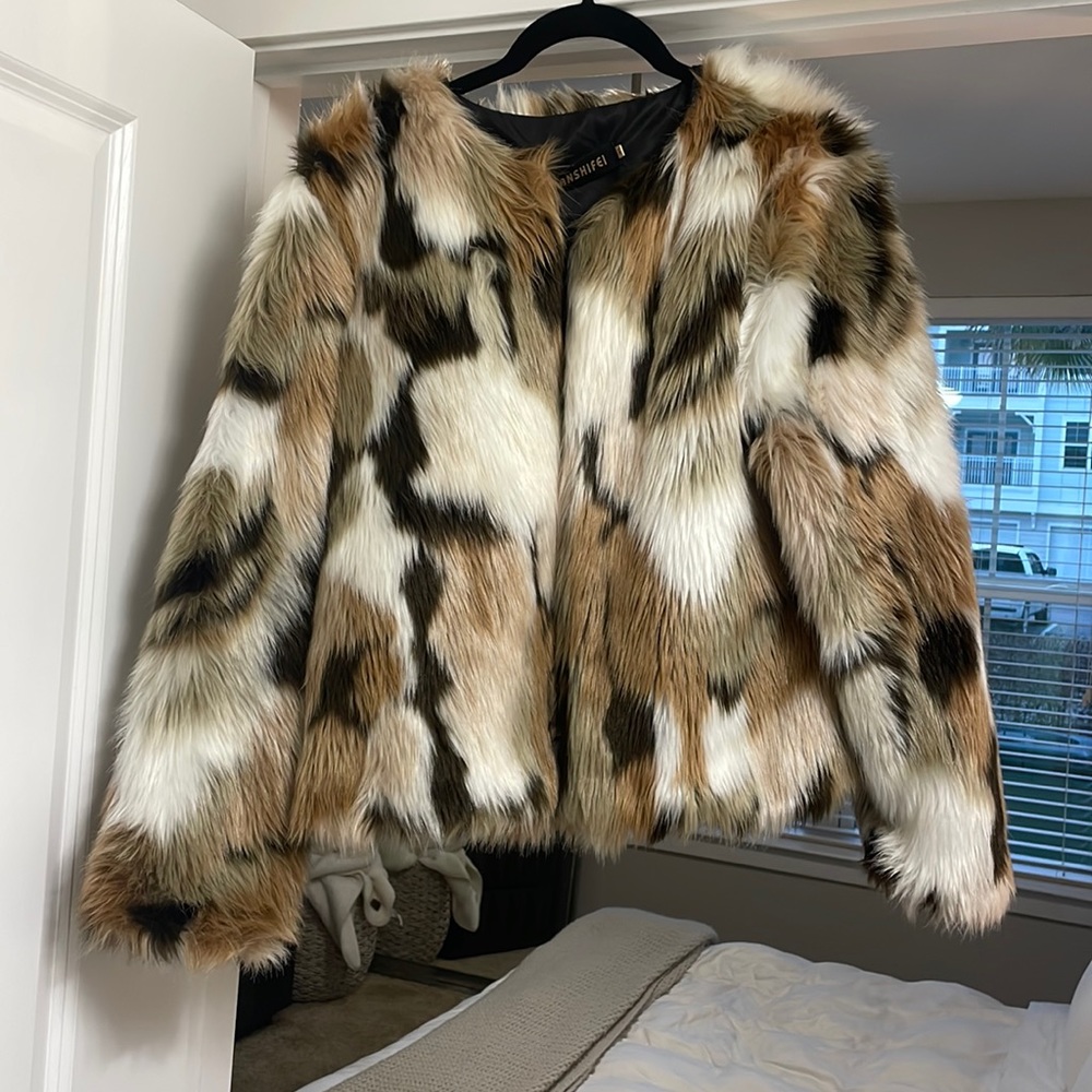 Multi color coat.
